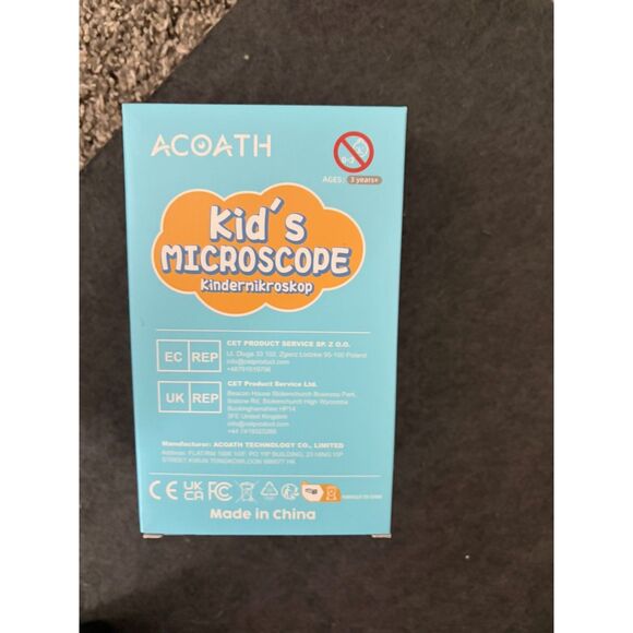 Amazon.com: Acoath Microscope for Kids, 1000X Handheld  Acoath Kids Microscope NIB